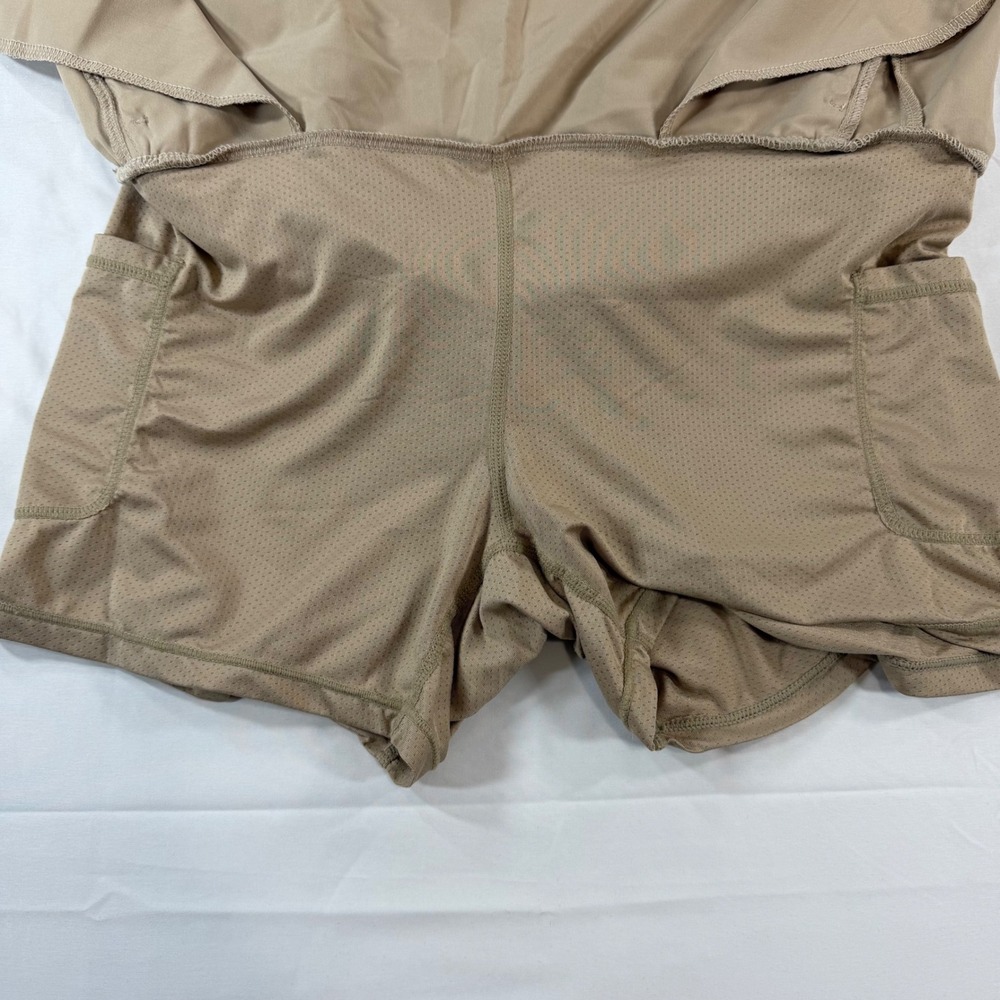 Willit Womens Tan Athletic Skort Size 12 Golf Tennis Hiking Skirt with Pockets - Picture 4 of 6